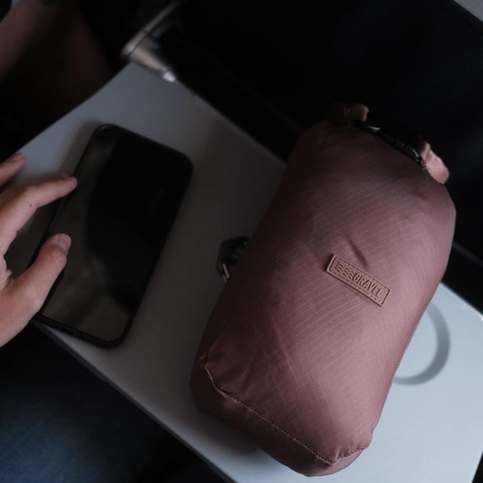 Gravel Layover Blanket | Packable Blanket for Travel, Sporting Events Beach Trips, Concerts, Movie Theaters, Picnics | 66" x 40" (Quartz)
