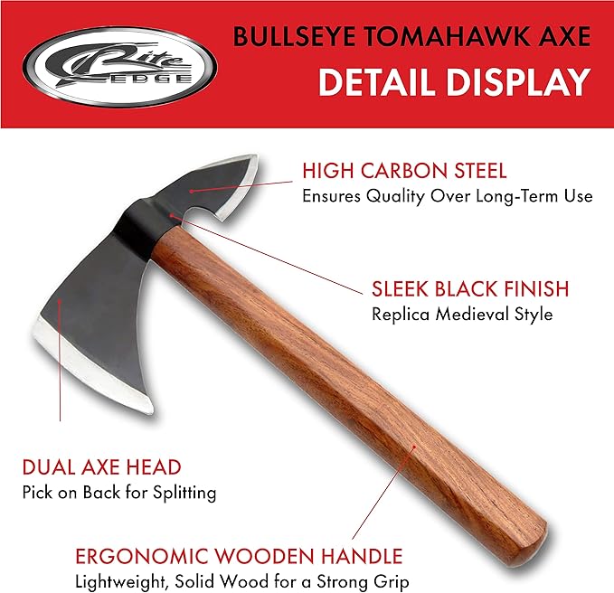 SZCO Supplies Bullseye Throwing Tomahawk Axe