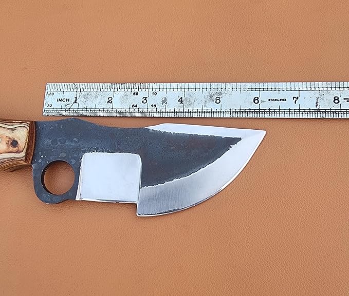 Handmad High Carbon Steel Hunting Tracker Knife Overall 10 Inches With Olive Wood Handle