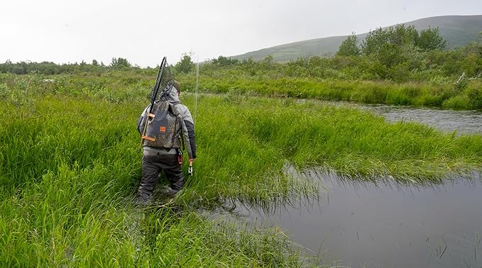 fishpond Wind River Roll-Top Waterproof Fishing Backpack For Tackle and Travel | Rolltop Backpack - Eco Shadowcast Camo
