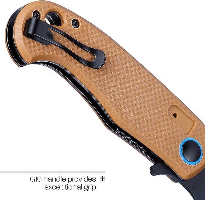 CRKT P.S.D. II EDC Folding Pocket Knife: Everyday Carry Assisted Opening, IKBS Ball Bearing Pivot, Liner Lock, G10 Handle 7910