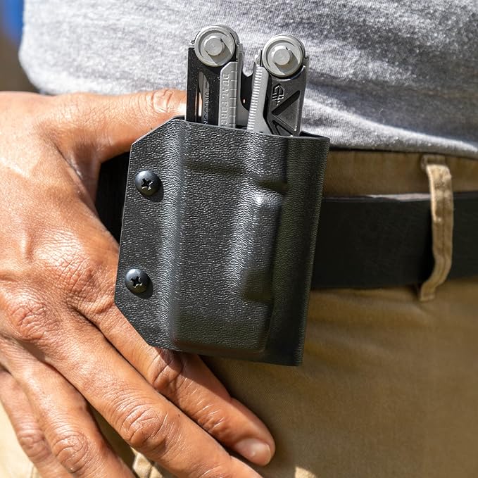 Clip & Carry Kydex Multitool Sheath for Gerber Dual-Force ~ Made in USA (Multi-Tool not Included) Multi Tool Holder Holster