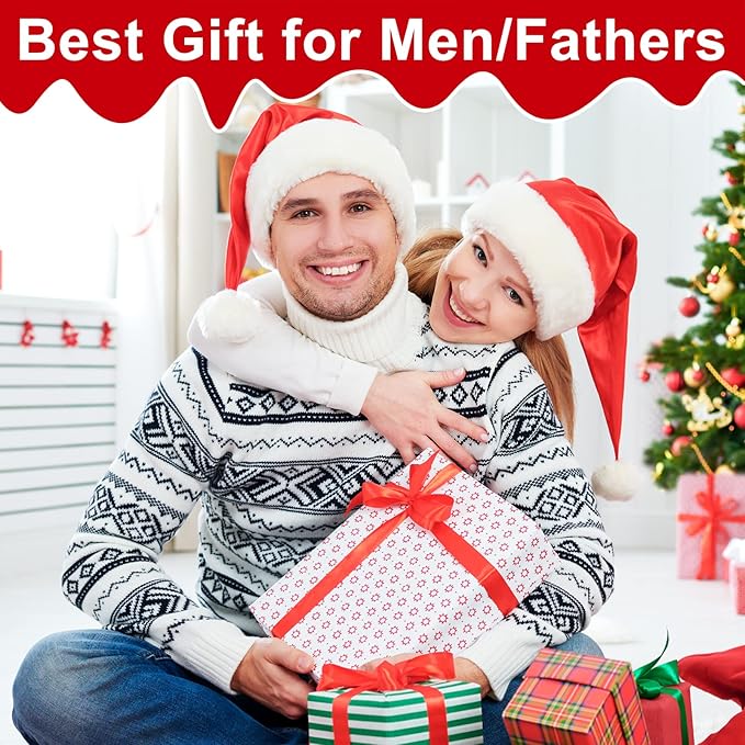 9 Packs Snowflake Multi Tool, 18 in 1 Snowflake Tool Stainless Steel Snowflake Handy Tool with Gifts Box for Men Christmas Gifts