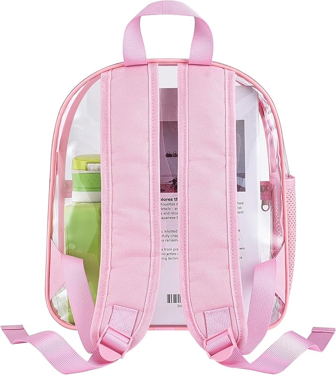 USPECLARE Clear Backpack for Stadium Approved 12×6×12, Water proof Clear Bag for Stadium Events and Concert Work Sport Event