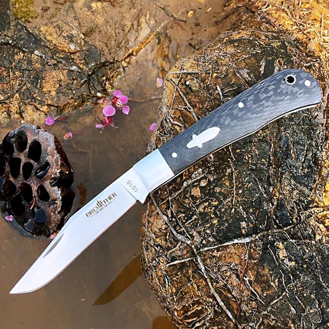 Watchman Brother 1516 VG10 Blade Knife Carbon Fiber Grips Lock back Pocket …