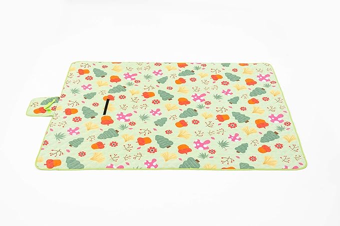 Picnic Blanket, Outside Baby Blanket, 3-Layer Picnic Mat for Camping, 59"x79" Extra Large Waterproof Sand Proof Camping Blanket, Lightweight Folding Portable Travel Blanket Wipable