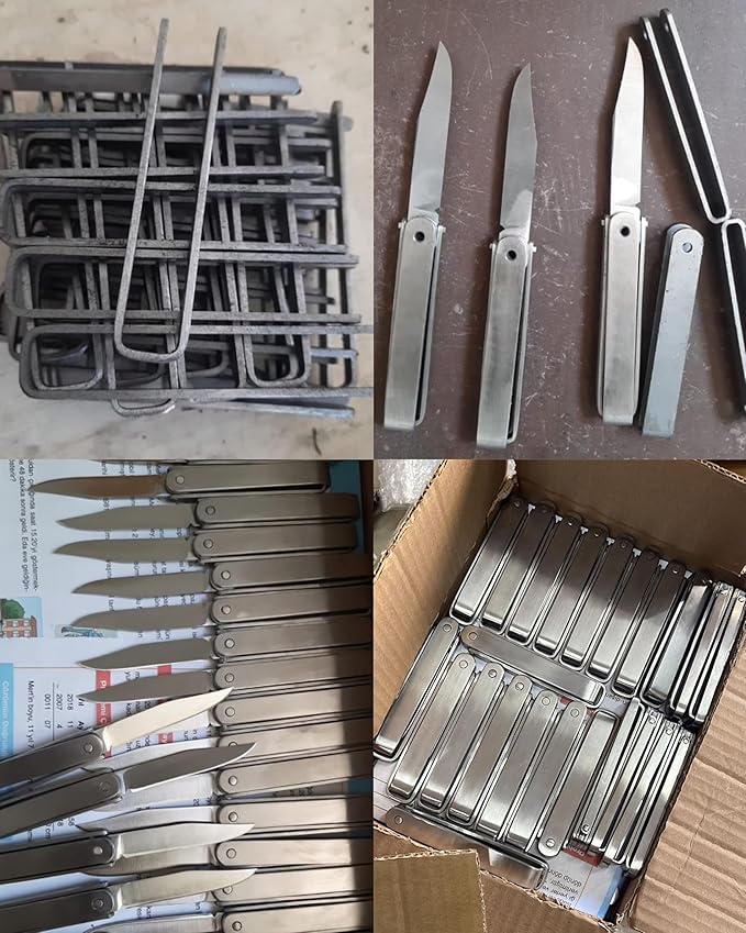 FlipOver Pocket Knife, Silver