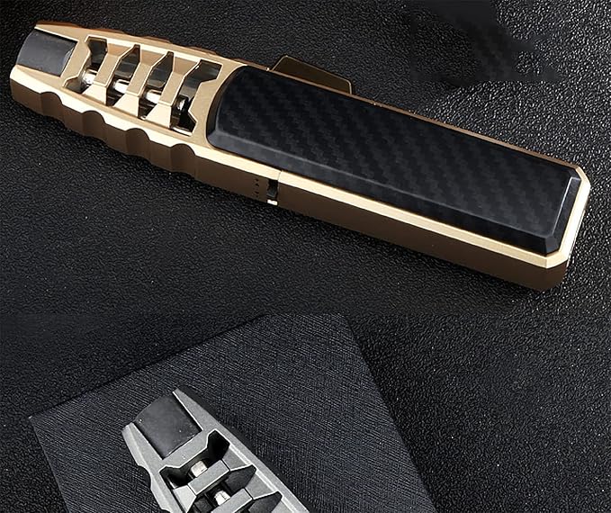 Solar Beam Torch - The Hottest Torch on Earth, Turbine Torch Lighter Jet Flame, Butane Gas for Candle Camping BBQ Kitchen- Butane Not Included, Windproof, 41A4