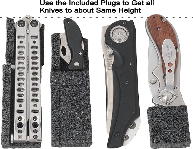 Case Club 28 Folding Knife Case - Hard Sided Travel and Storage Organizer Case fits a Variety of Folding Knives, Swiss Army Knives, Butterfly Knives & More in a Lockable Rugged Case