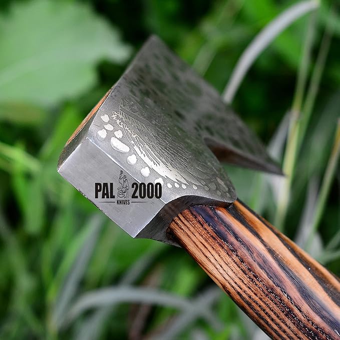 AX-2018 Custom Handmade Viking Hatchet Bearded Axe Head Camping Tomahawk Battle Tool with Sheath