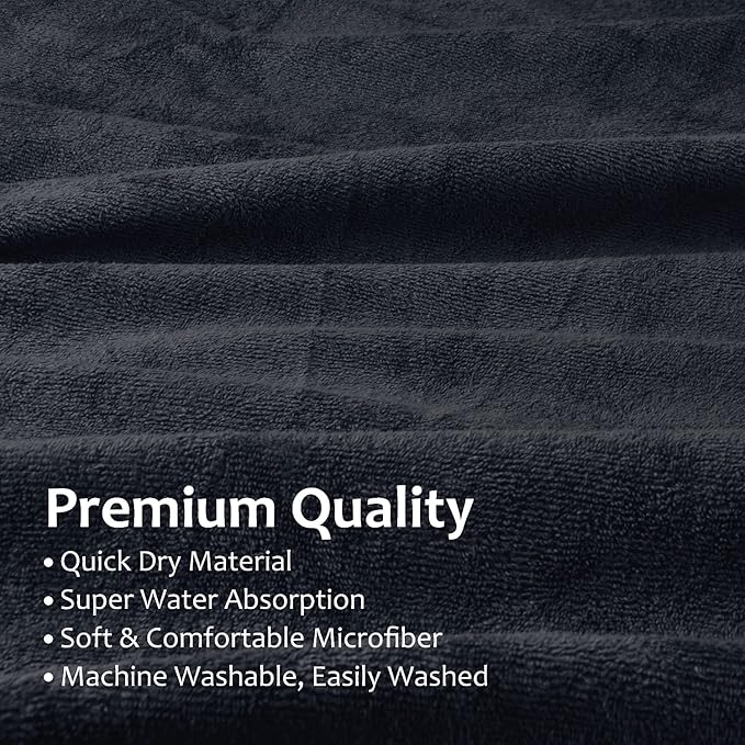 Catalonia Surf Poncho Changing Towel Robe for Adults Men Women, Water Absorbent Wetsuit Change Poncho for Surfing Swimming