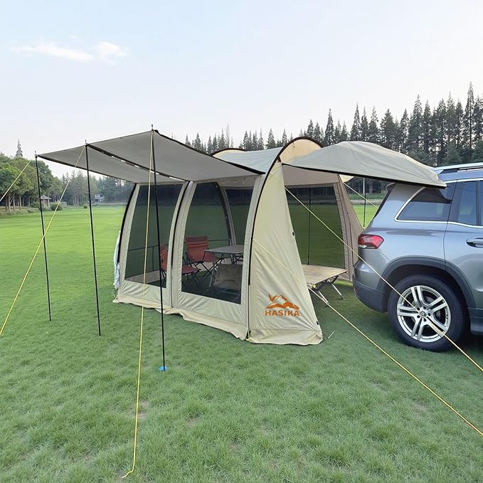 Tents for Camping 4/6 Person Large Mesh Windows Waterproof Family Camping Tent Universal for Outdoor Festival Party