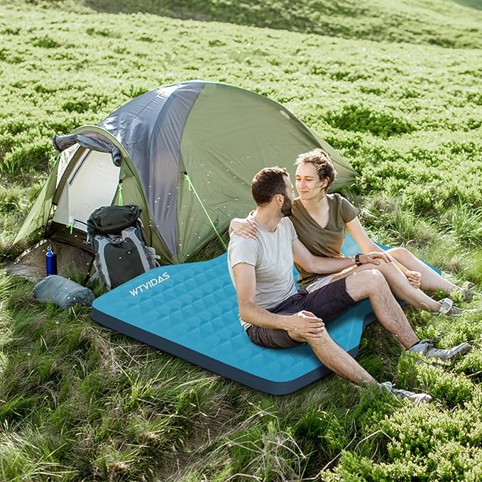 Tesla Model Y Mattress with Solid Foam & Air Pump,Portable SUV Car Mattress,Sleeping Pad for Camping,3.2”Thick