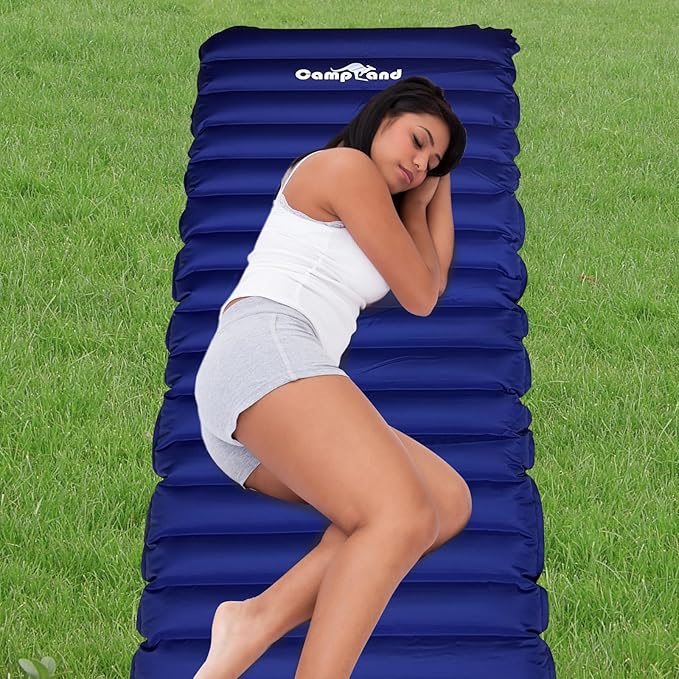 UltraComfort Camping Sleeping Pad - Single, Lightweight & Durable Camping Mattress Pad and Sleeping pad for Camping