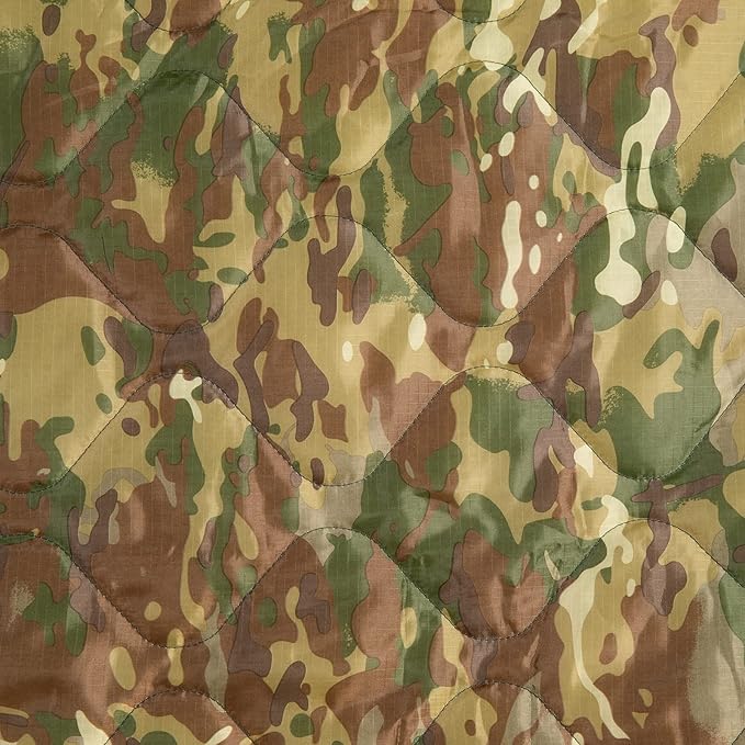 Poncho Liner Military Woobie Outdoor Camping Woobie Blanket for Travel, Beach, Grass, Picnic, Car Emergency, Outdoor, Survival