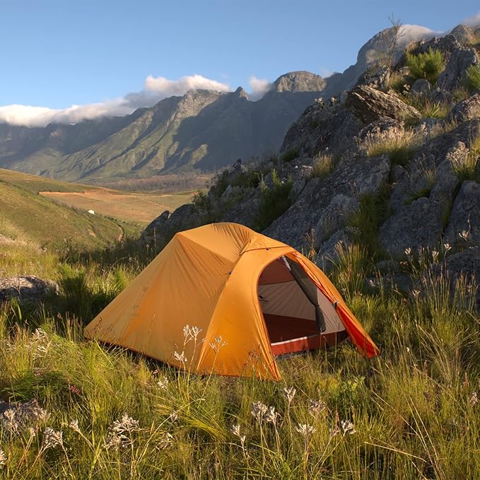 Naturehike Cloud-Up 3 Person Lightweight Backpacking Tent with Footprint - 3 Season Free Standing Dome Camping Hiking Waterproof Backpack Tents