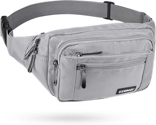 CXWMZY Fanny Packs For Women & Men Waist Pack Hip Bum Bag with Multi-Pockets Large Capacity Waterproof Casual Bum Bag for Disney Traveling Casual Cycling Running Hiking