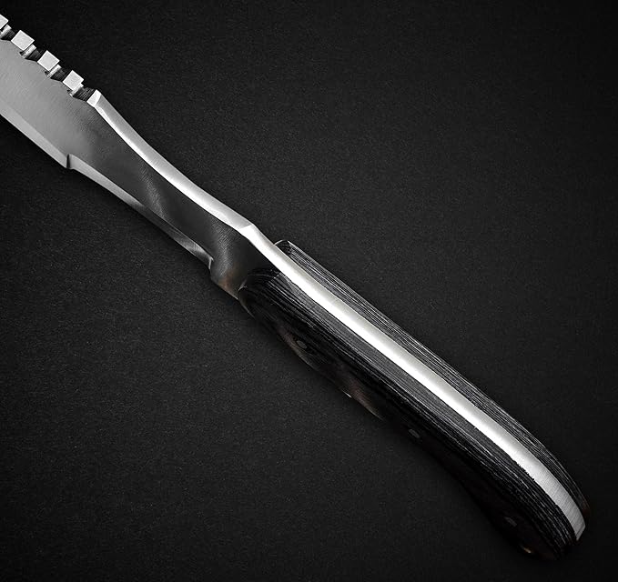 Handmade Tracker Knife-Hunting Knife-Fixed Blade Knife-Tactical Knife-Outdoor Camping Knife With Sheath Bushcarfting, Survival