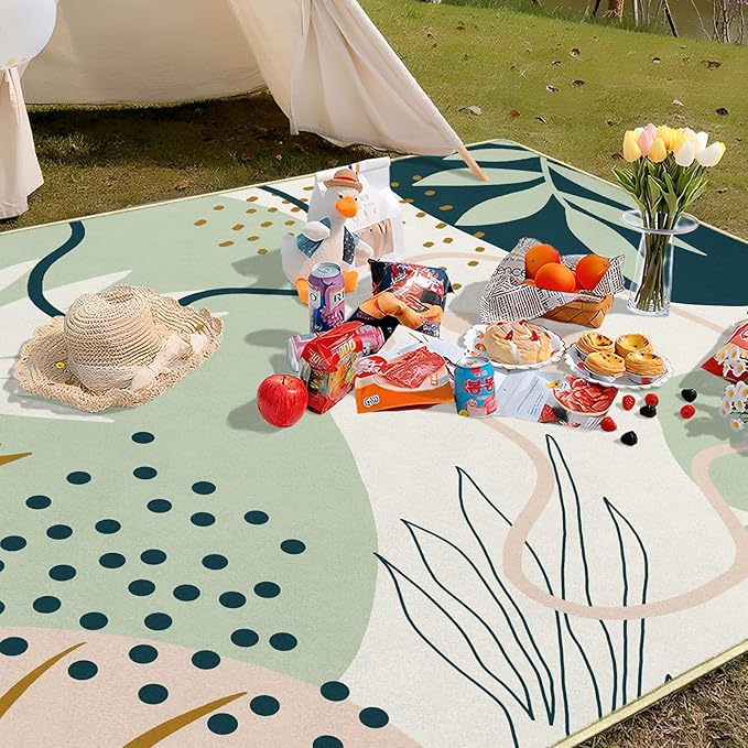 Boho Picnic Blanket Waterproof Foldable Extra Large Picnic Mat Beach Blanket 60"x80" for Camping Beach Hiking Patio Party Outdoor Decor Gifts