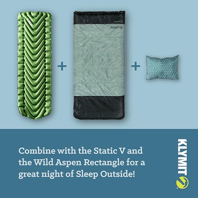 Klymit Coast Travel Pillow, Compact, Compressible Airplane, Backpacking, Hammock, and Camping Pillow