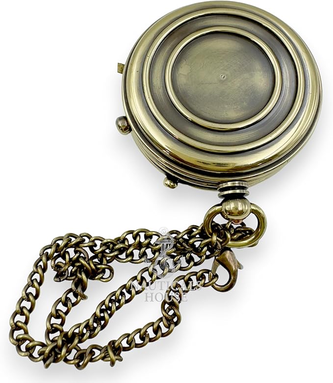 Bible Verse Brass Compass – “Trust in The Lord with All Your Heart” (Proverbs 3:5-6) | Religious Gifts for Men, Women, Boys, Girls, Teens | Daily Encouragement, Easter, Baptism, Faith-Based Keepsake