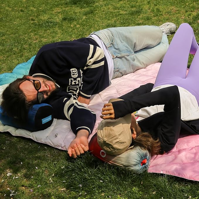 Camping Blanket,Packable Down Alternative Puffy Printed Camping Blanket Lightweight Outdoor Blanket for Camping,Traveling, Stadium, Hiking, Picnics