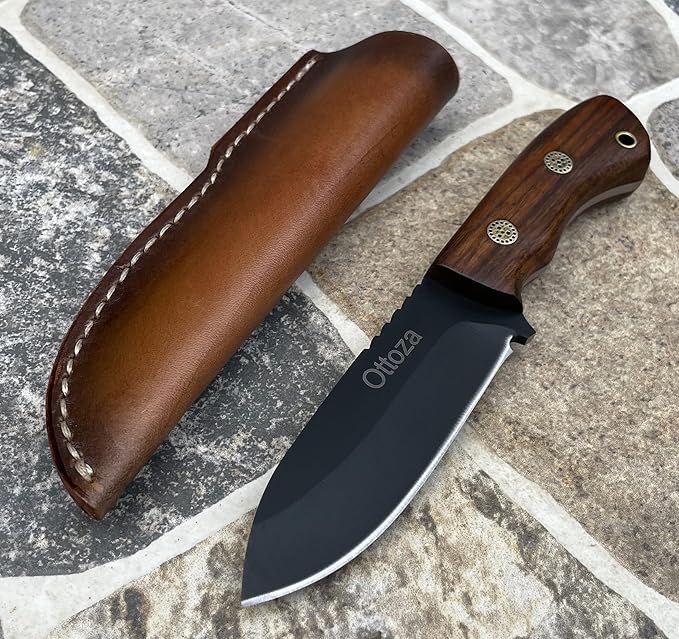 Ottoza Edc Knife 7" Small Fixed Blade Knife 370
