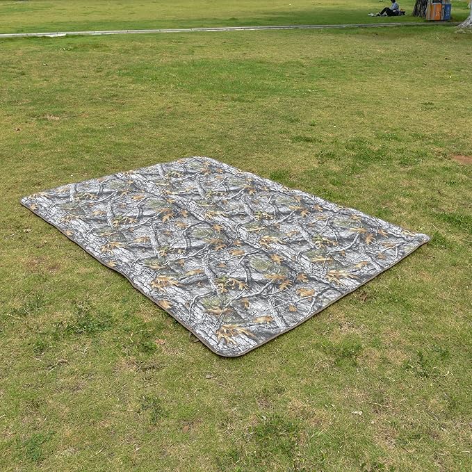 Poncho Liner Military Woobie Outdoor Camping Woobie Blanket for Travel, Beach, Grass, Picnic, Car Emergency, Outdoor, Survival