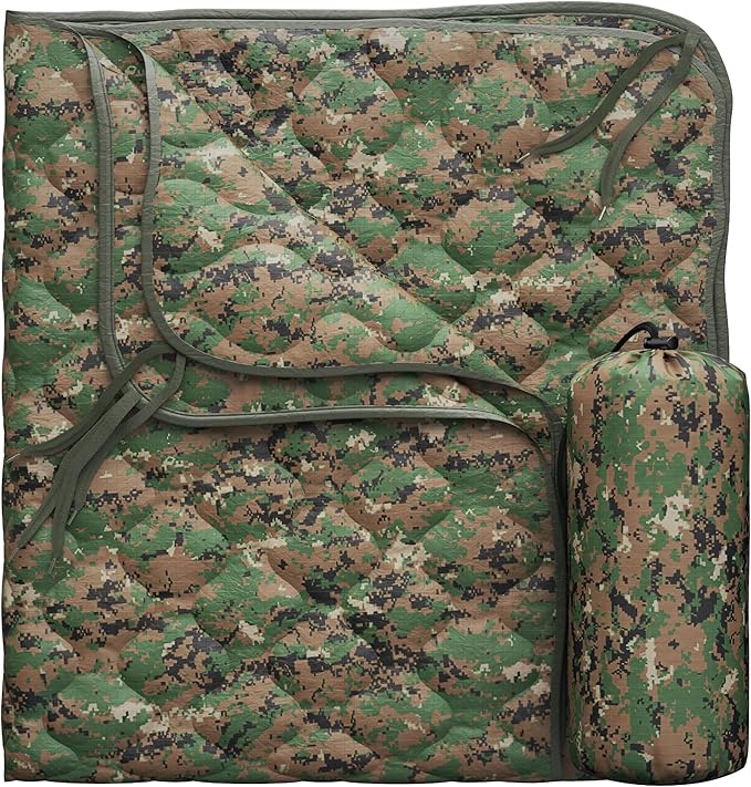 Woobie Blanket Poncho Liner Army & Military Blanket | Insulated Thermal Camping Blanket | USGI, Waterproof Army Gear & Military Gear
