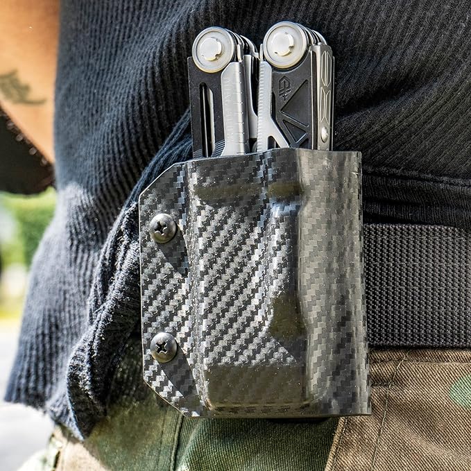 Clip & Carry Kydex Multitool Sheath for Gerber Dual-Force ~ Made in USA (Multi-Tool not Included) Multi Tool Holder Holster