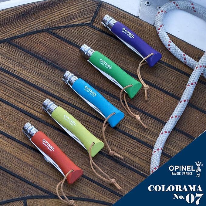 Opinel No.7 Colorama - Stainless Steel Everyday Carry Folding Pocket Knife