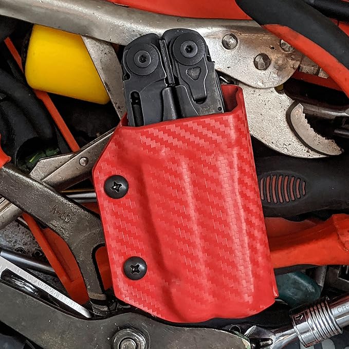 Clip & Carry Kydex Multitool Sheath for LEATHERMAN Surge - Made in USA (Multi-Tool not Included) EDC Multi Tool Sheath Holder Holster Cover