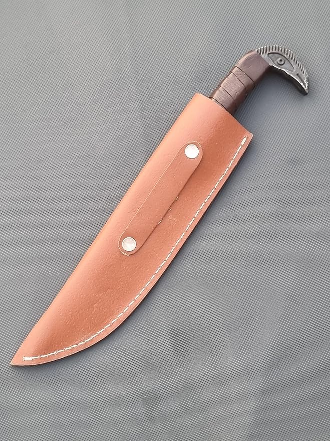 Handmade High Carbon Steel 1095 Hand Forged Kitchen Chef With Leather Wrapped Handle