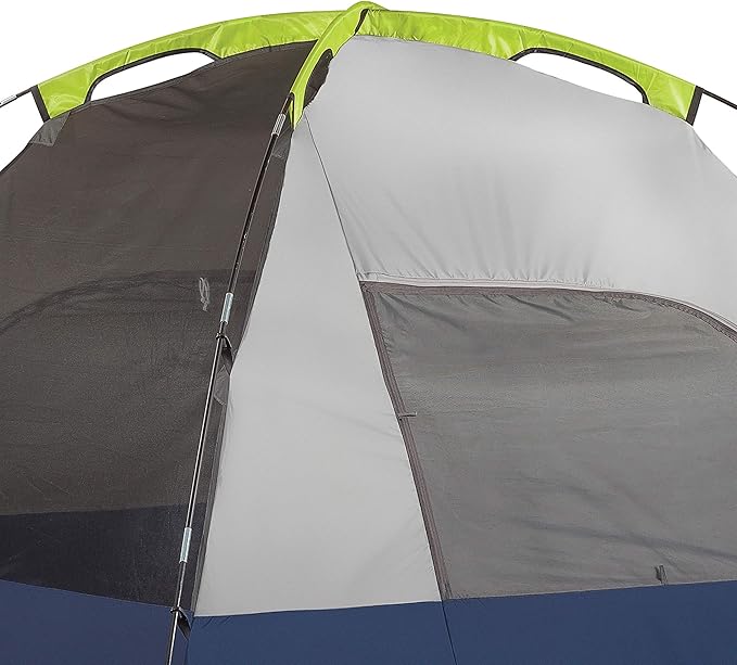 Coleman Sundome 6-Person Tent with Rainfly, Weatherproof Tent Sets Up in 10 Mins