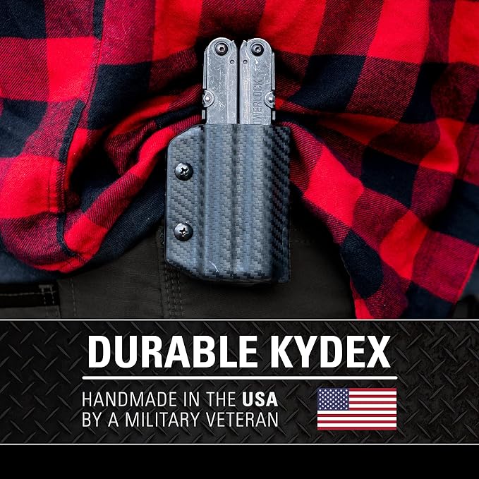 Clip & Carry Kydex Multitool Sheath for SOG POWERLOCK ~ Made in USA (Multi-Tool not Included) Multi Tool Holder Holster