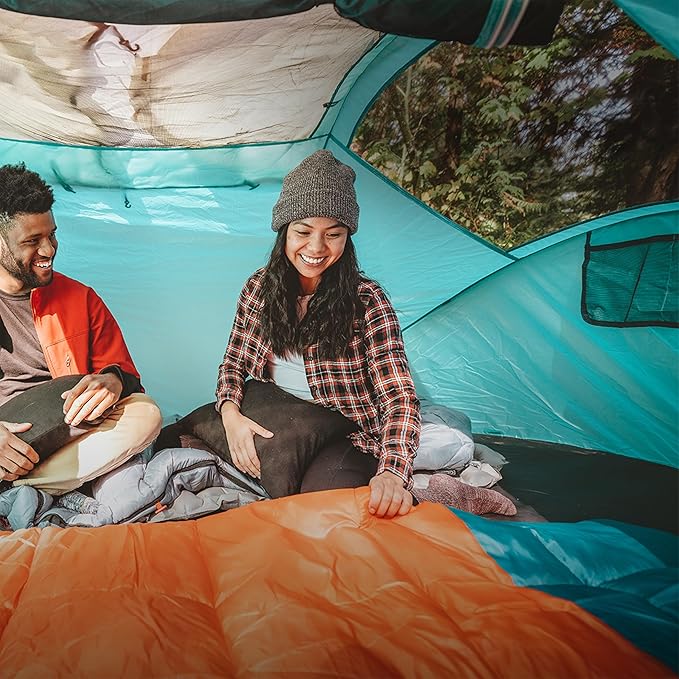 Coleman Pop-Up Instant Tent Sets Up in 10 Seconds, Portable & Lightweight 2/4 Person Tent with Adjustable Rainfly
