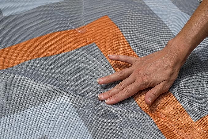 CGEAR Sandlite – Patented Sand-Free Beach Mat – Multi Use Outdoor Camping Mat, Picnic Blanket, Exercise Stretching Mat – Rollup Compact – Great for Families