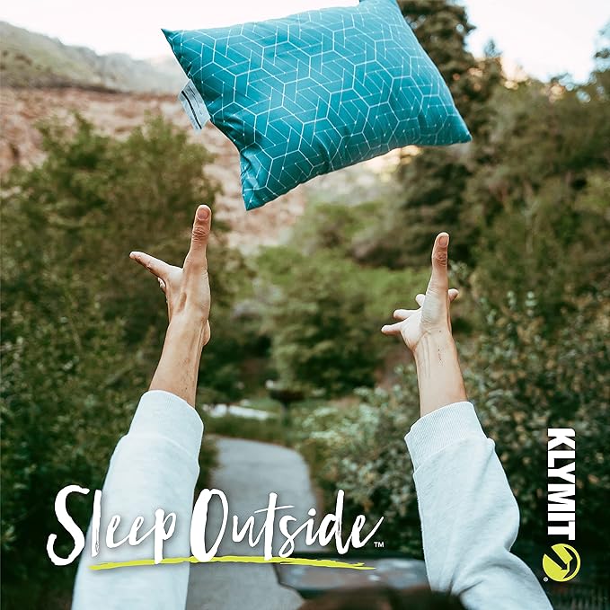 Klymit Coast Travel Pillow, Compact, Compressible Airplane, Backpacking, Hammock, and Camping Pillow