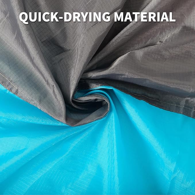 Beach Blanket, 108''*96''(274 * 243cm) Waterproof Sandproof Picnic Blankets for 4-6 Adults, Oversized Lightweight Beach Mat, Big & Compact Picnic Mat for Travel, Camping, Hiking, Beach