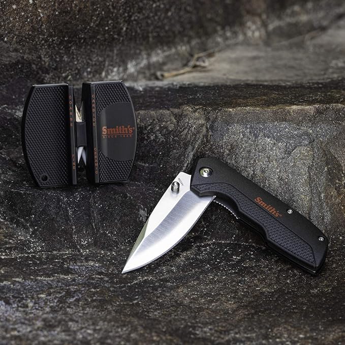 Smith's EDGESPORT 51231 2PCS Combo KIT Folding Knife Black