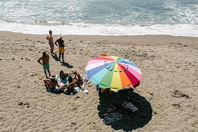 Nomadix Festival Blanket - Perfect for Picnics, Camping, & Lawn Seating - Plush Top & Water Resistant Base - Made with Post Consumer Recycled Materials - Agua Blue - 60x70 in