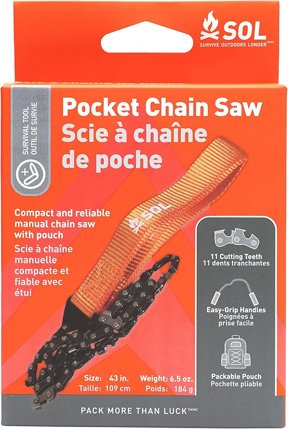 Survive Outdoors Longer Pocket Chain Saw, One Size