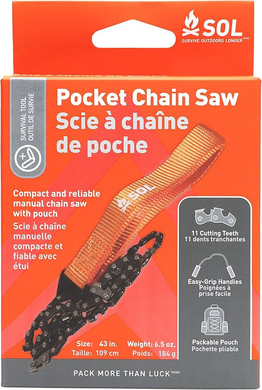 Survive Outdoors Longer Pocket Chain Saw, One Size