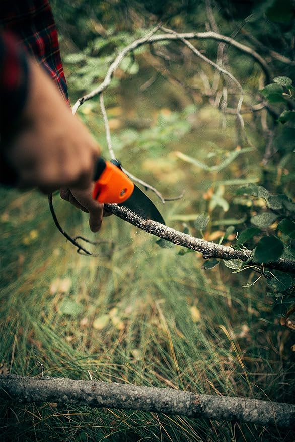 Stansport Folding Camper's Saw, Black, Orange, 9"" l x 2.25"" w x 1"" h