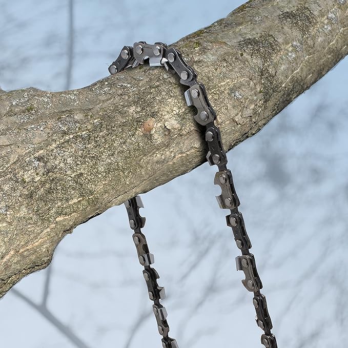 CAMILLUS 20" High Limb Durable Easy-to-Use Outdoor Branch Chain Saw with Weighted Handle & Carrying Pouch | Dual-Directional Cutting Action, Black