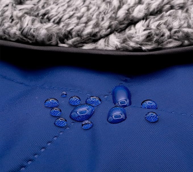 Sherpa Waterproof Outdoor Blanket. Large Sherpa Stadium & Camping Blankets for Cold Weather. Perfect for Picnic, Concerts, Grass, Car, Boat. Windproof, Extra Warm, Machine Washable.