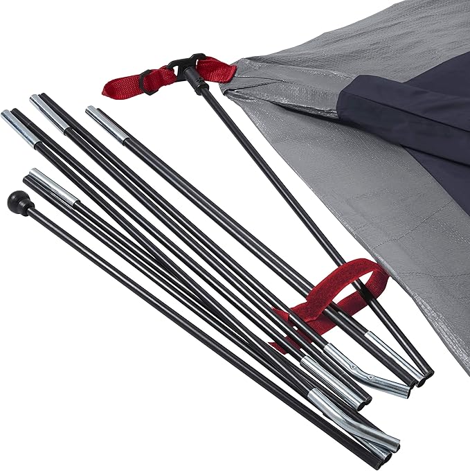 Coleman 4-Person Dark Room Skydome Camping Tent, Blue