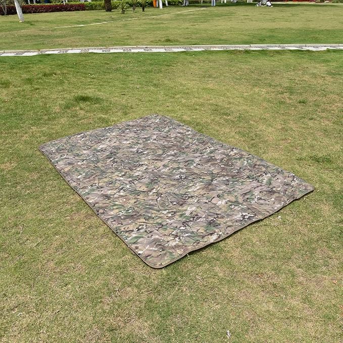 Poncho Liner Military Woobie Outdoor Camping Woobie Blanket for Travel, Beach, Grass, Picnic, Car Emergency, Outdoor, Survival