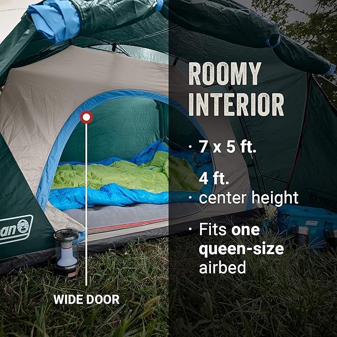Coleman Skydome Tent with Full-Fly Weather Vestibule