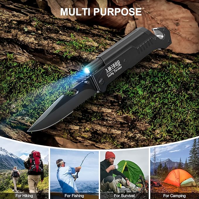 Stocking Stuffers for Men Dad Gifts 7-In-1 Multi Tool Camping Fishing Multitool Gadgets Birthday Christmas Gift for Women Adults Him Boyfriend